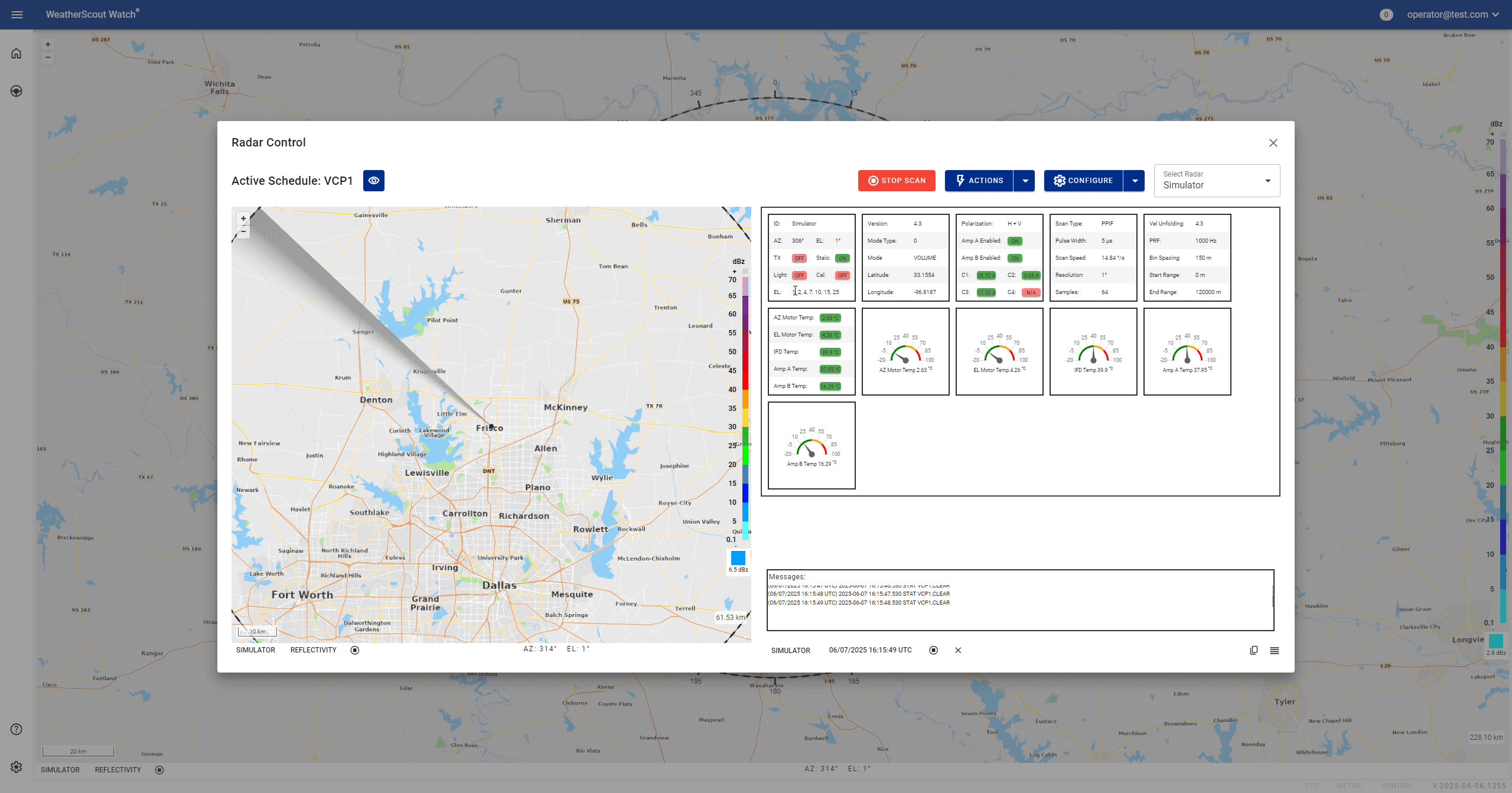 Navigate To Sector Blanking Config